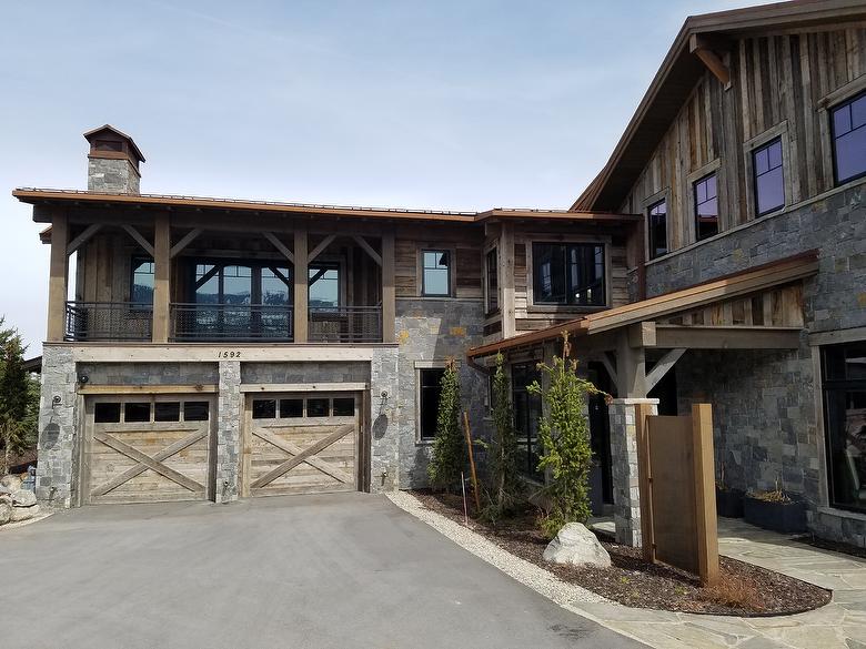 Antique Barnwood (mixed) Siding - installed for about 2 years