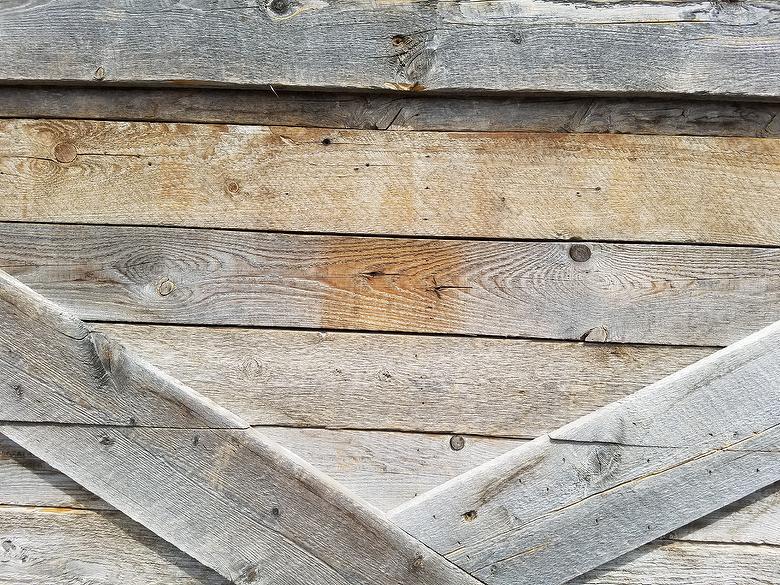 Antique Barnwood (mixed) Siding - installed for about 2 years