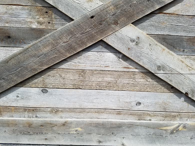 Antique Barnwood (mixed) Siding - installed for about 2 years