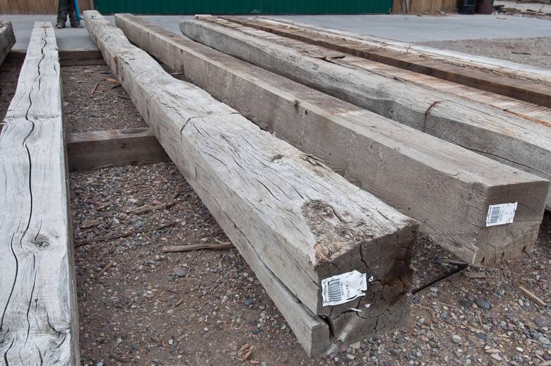 bc # 00028983 (12x12 x 30') Weathered Timber