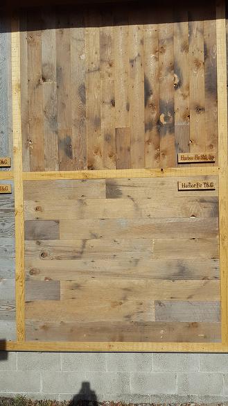 5" Harbor Fir Shiplap and T&G siding