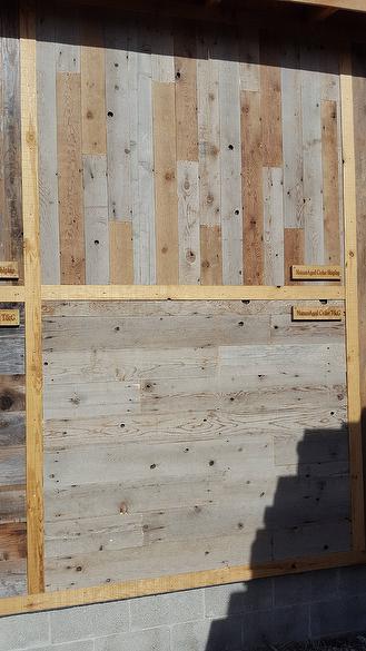 5" NatureAged Cedar Shiplap and T&G siding