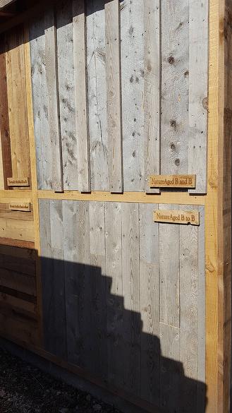 NatureAged 1x10/1x4 Board and Batten and 6" Board to Board siding 