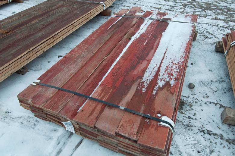 Solid Red Barnwood