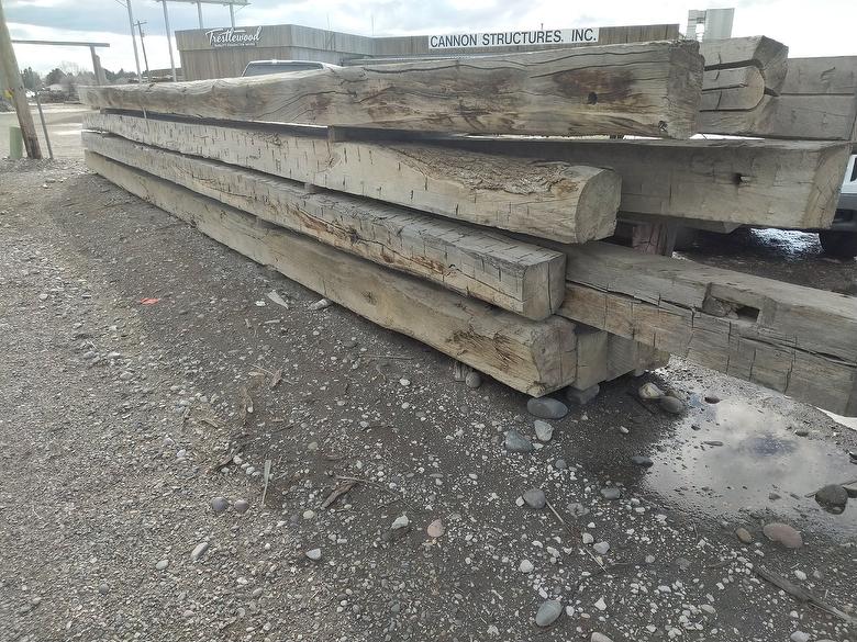 Hand Hewn Timbers