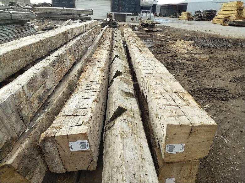 Hand Hewn Timbers