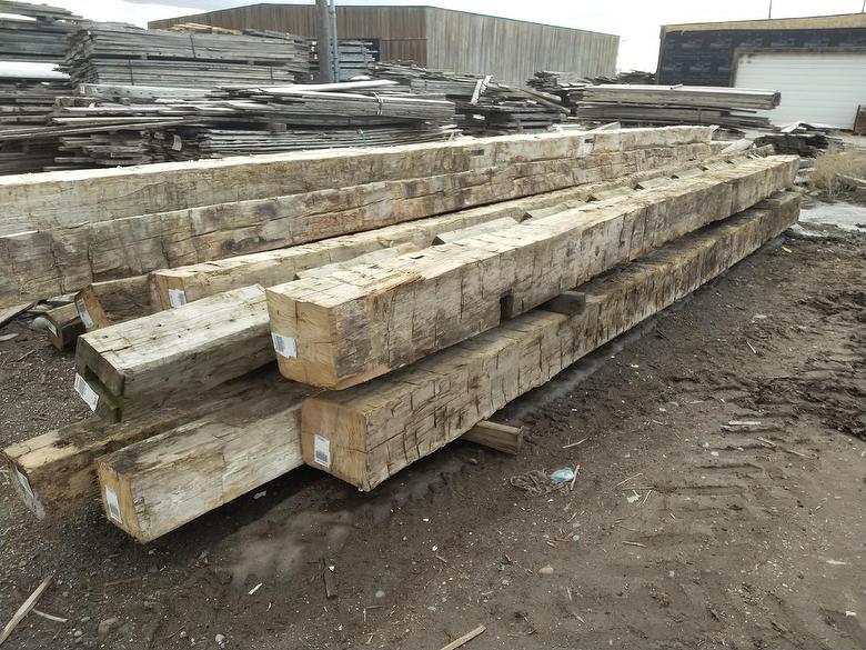 Hand Hewn Timbers