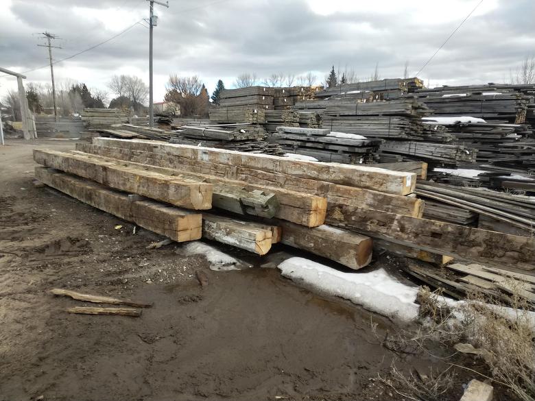 Hand Hewn Timbers