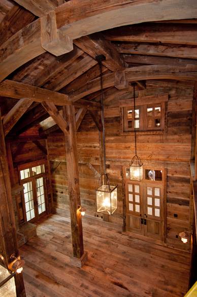 Photo #22560 - Weathered Timbers, Hand Hewn Timbers, Antique Brown Barnwood