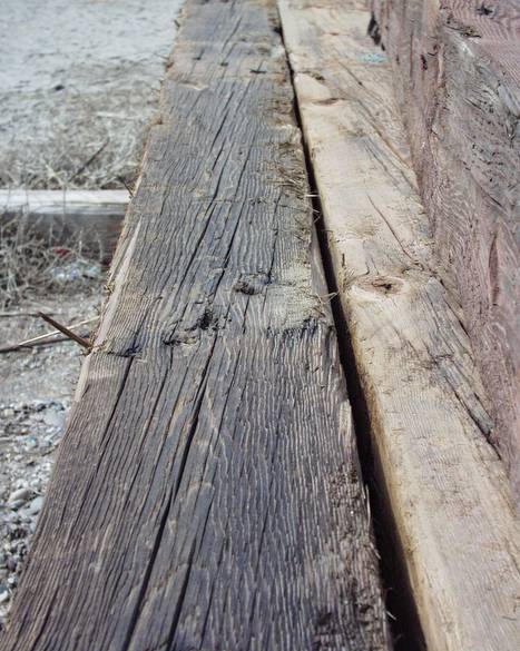 12x12 weathered timbers / Pressure washed Marquette timbers