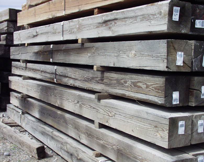 12x12 weathered timbers / Trestlewood weathered timbers