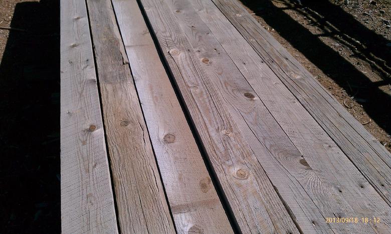 Weathered TWII and NatureAged Lumber