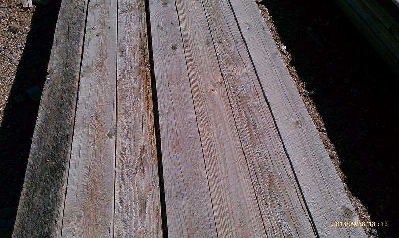 Weathered TWII and NatureAged Lumber