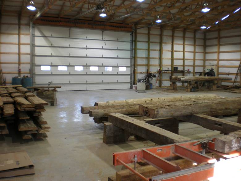 Twelve Mile, Indiana Property / Interior of Sawmill Room