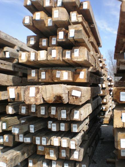 Hand Hewn Timbers