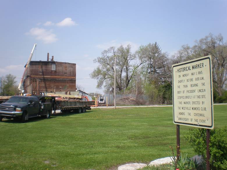 Westville Hammermill / Lincoln's body stopped in Westville on its way to Springfield IL