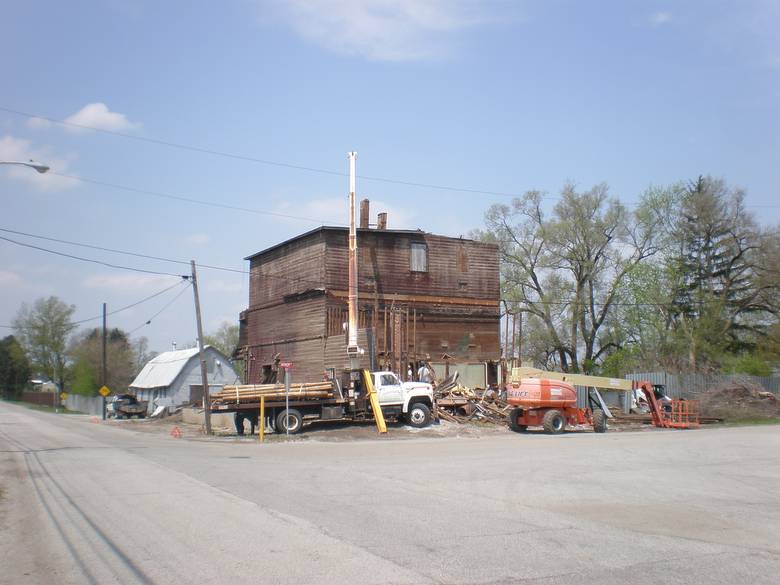 Westville Hammermill / Crane dismantling the mill