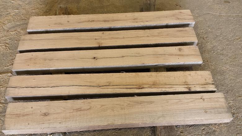 2x6x2' Oak Rough-Sawn