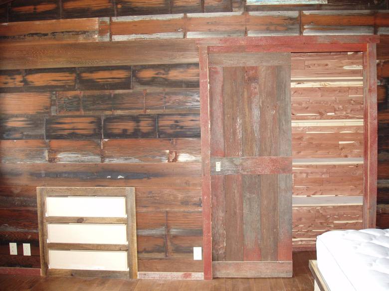 Redwood Paneling